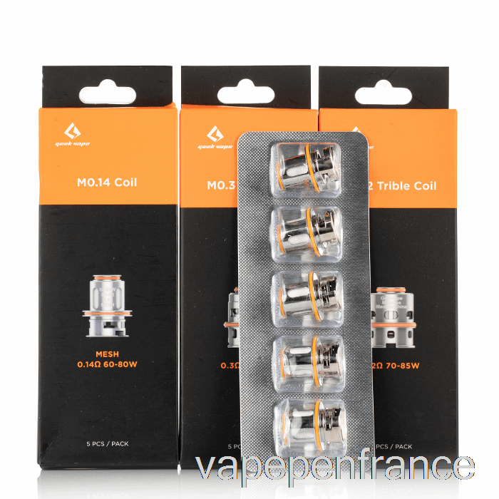 Geek Vape M Bobines De Remplacement 0,15ohm M Stylo Vape à Quatre Bobines